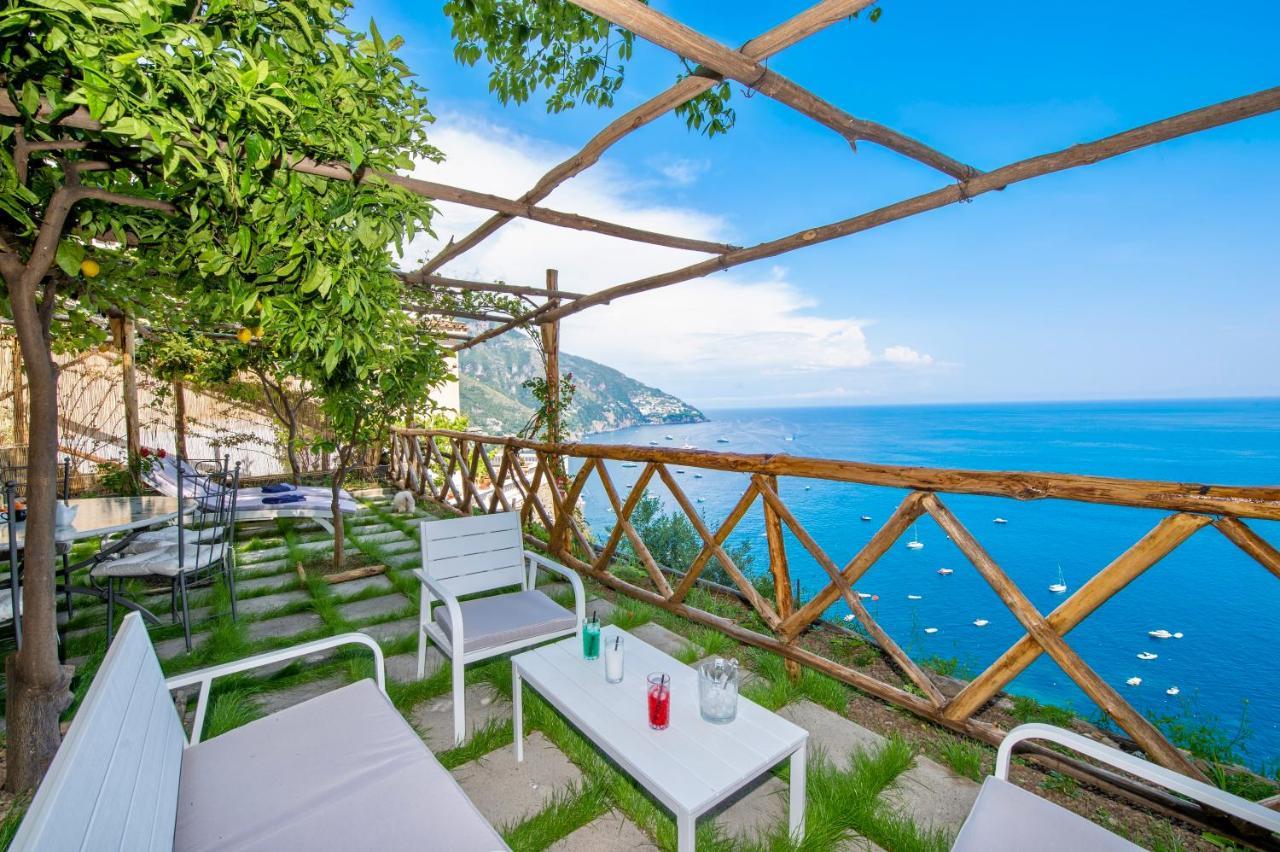 Villa Briganti Seaview Terrace Позітано Екстер'єр фото